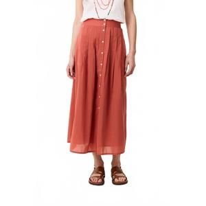NEW LEON & HARPER joni pleat skirt in terracotta